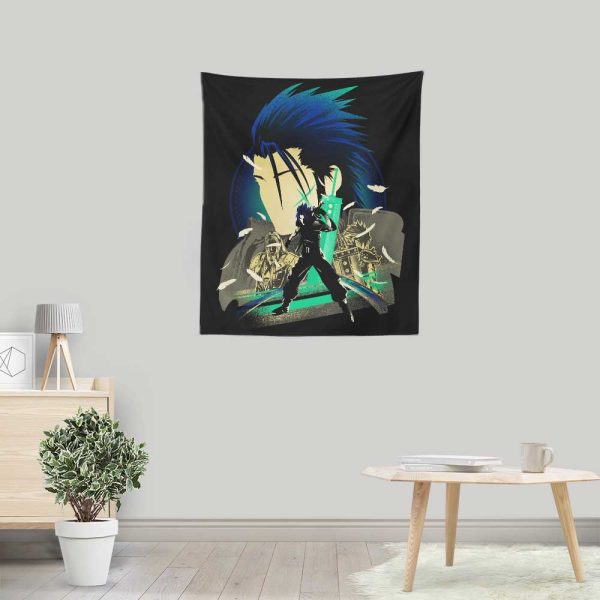 Crisis Silhouette - Wall Tapestry Online - Image 3