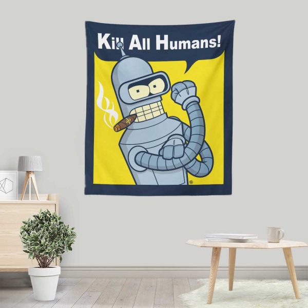 We Can Kill All Humans - Wall Tapestry Fashion - Image 4