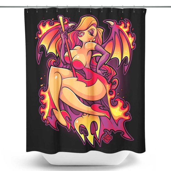 Hot as Hell - Shower Curtain For Sale