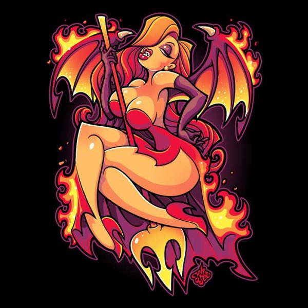 Hot as Hell - Shower Curtain For Sale - Image 2