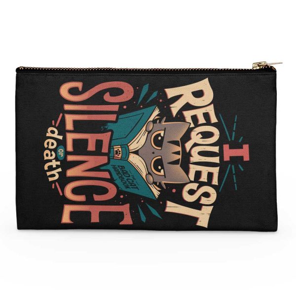 I Request Silence - Accessory Pouch Hot on Sale