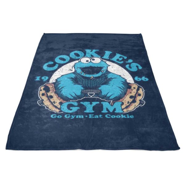 Cookie s Gym - Fleece Blanket For Sale