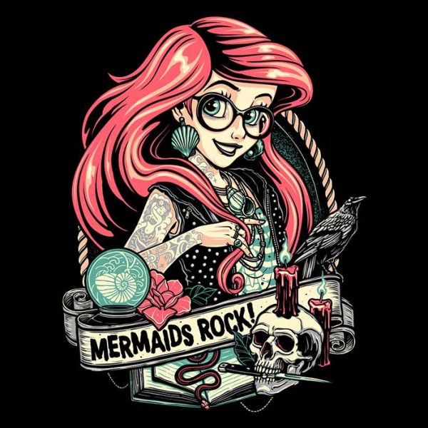 Mermaid s Rock - Long Sleeve T-Shirt For Discount - Image 2