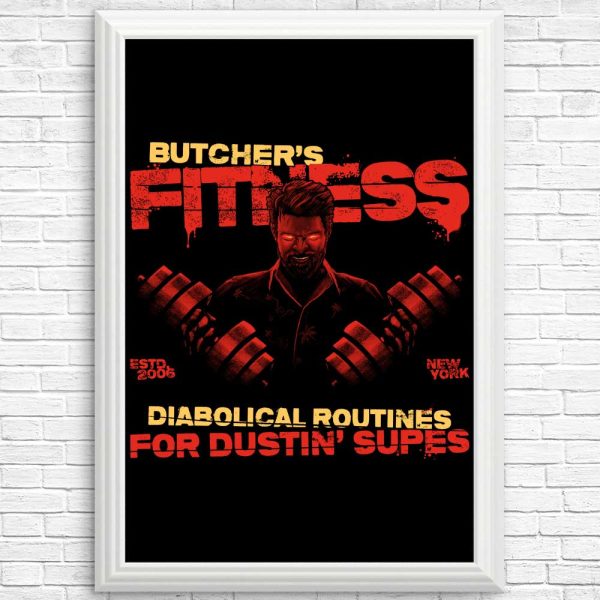 Butcher s Fitness - Posters & Prints Fashion