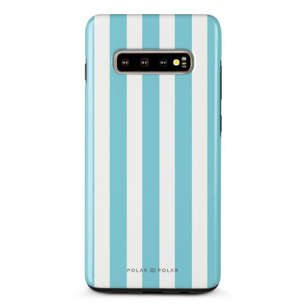 Baby Blue Stripe Custom - Samsung Galaxy S10 Plus Case For Cheap