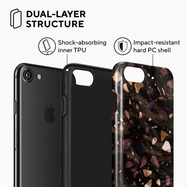 Eminence Terrazzo Gem Custom - iPhone SE3   SE2   8   7 Case Supply - Image 3
