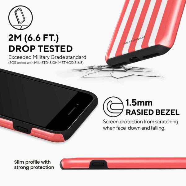Scarlet Stripe Custom - iPhone 8 Plus 7 Plus Case For Sale - Image 5