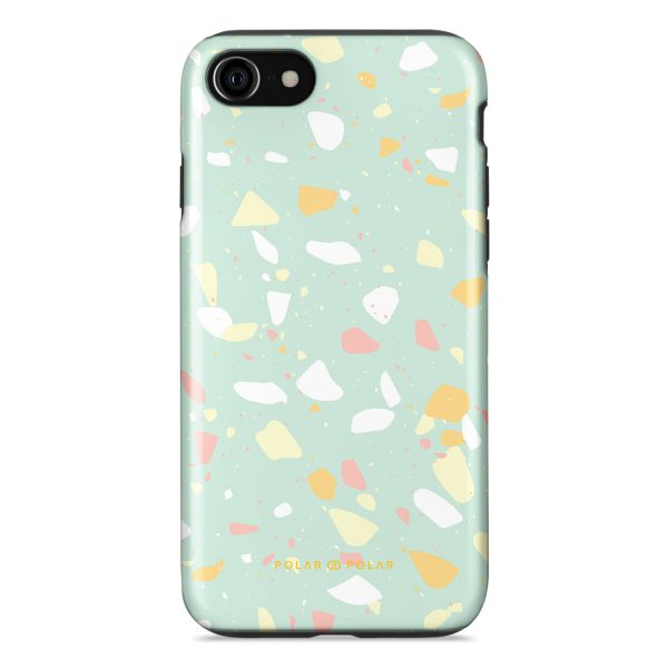 Mist Green Terrazzo Custom - iPhone SE3   SE2   8   7 Case Hot on Sale